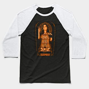 Dark Arts Apparel Suspirias Movie T-Shirts, Immerse Yourself in the Chilling Allure of the Occult Dance Baseball T-Shirt